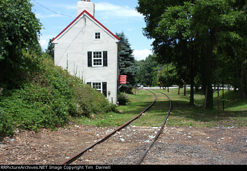 Facing east